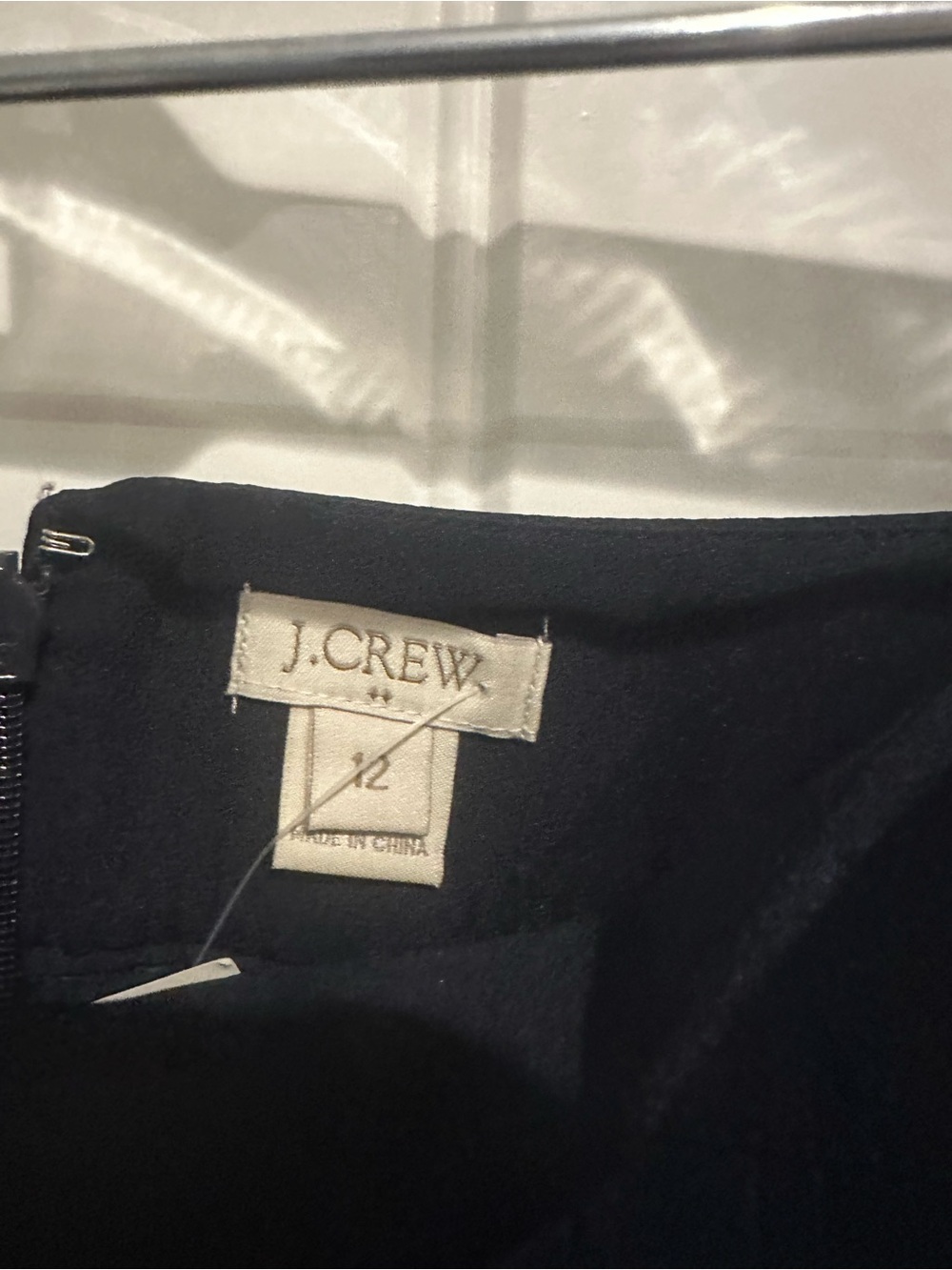 J. Crew Classic Navy Pleated Women's Skirt - Picture 2 of 5